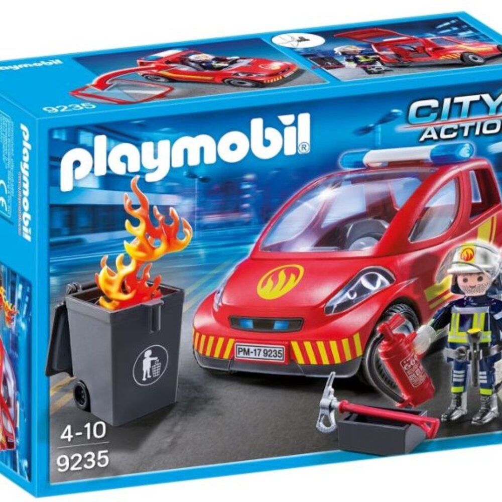 Playmobil 9235 City Action Firefighter with Car